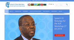 Desktop Screenshot of kituochakatiba.org